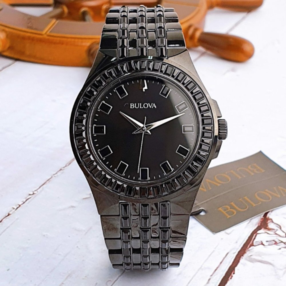 Bulova Men's Black Ion Phantom 42mm Watch